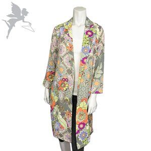EVERLY Long Floral duster